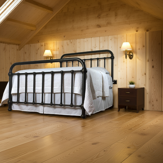 20th c. Americana Iron Bed