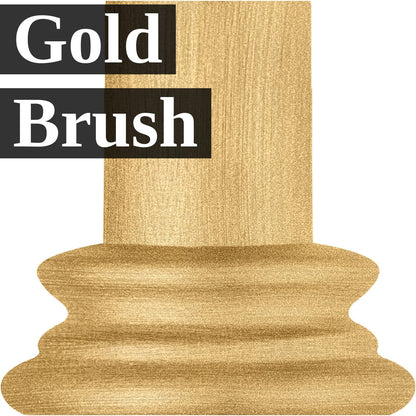 Gold brush iron finish sample for Heiressy Iron Beds.