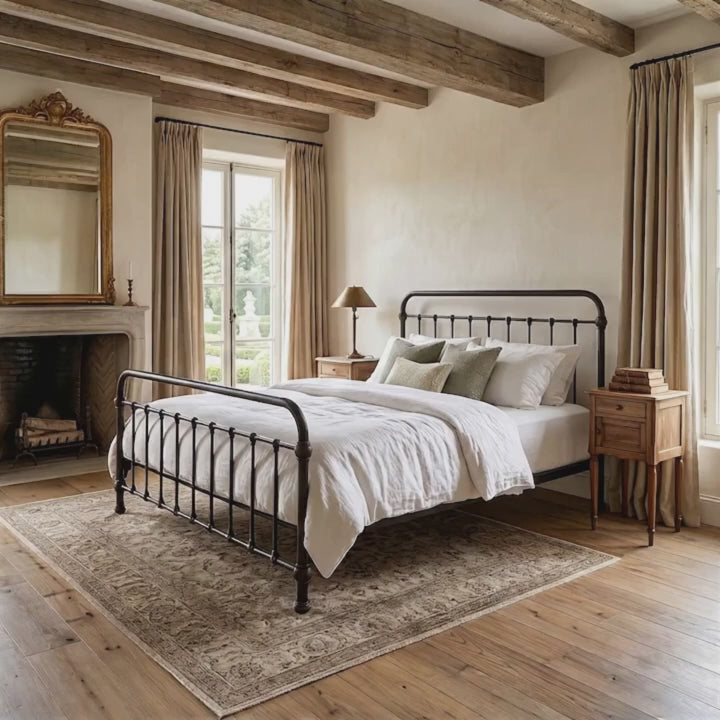 Heiressy's Original 20th c Americana Iron Beds