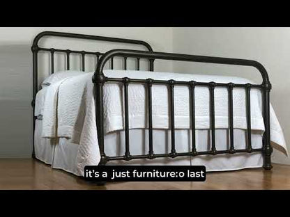 20th c. Americana Iron Bed