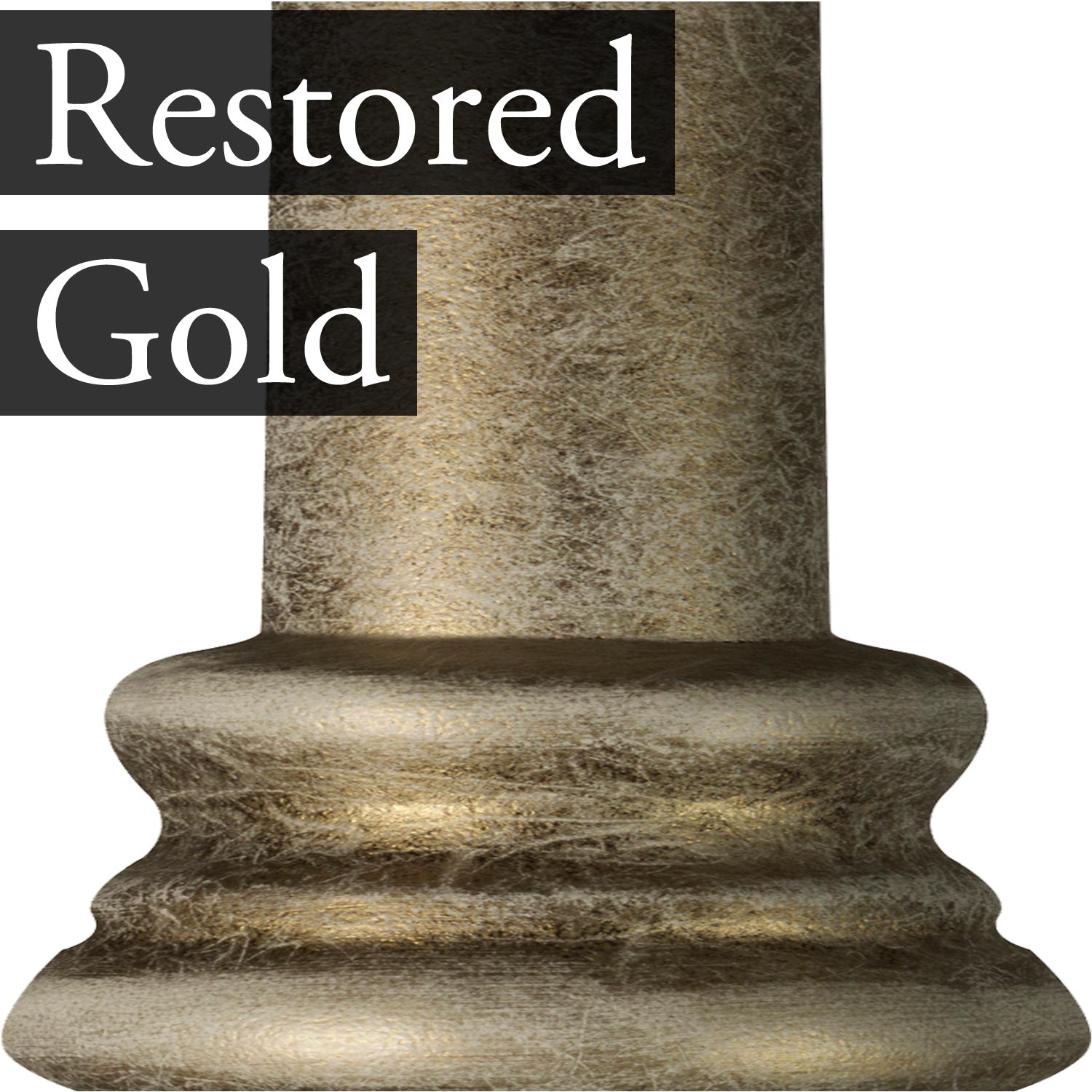Restored Gold Iron Beds Finish HEIRESSY Furniture Wrought Iron Beds 20th c. Americana Iron Bed