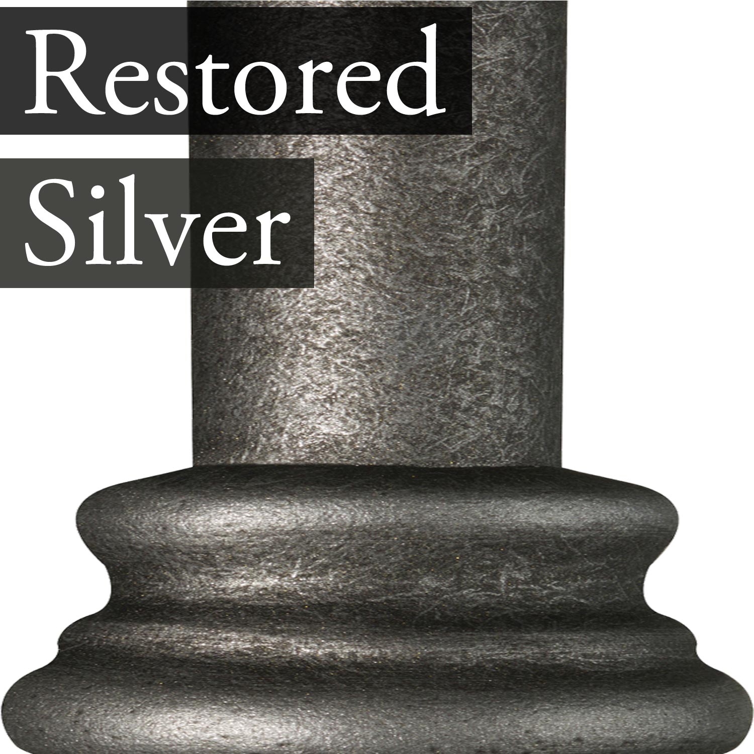 Restored Silver Iron Beds Finish HEIRESSY Furniture Wrought Iron Beds 20th c. Americana Iron Bed