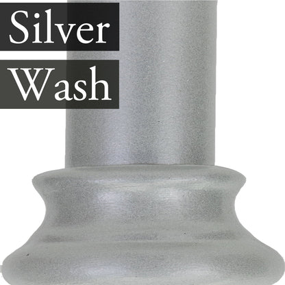 Silver Wash Iron Beds Finish HEIRESSY Furniture Wrought Iron Beds 20th c. Americana Iron Bed