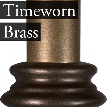 Timeworn Brass Iron Beds Finish HEIRESSY Furniture Wrought Iron Beds 20th c. Americana Iron Bed