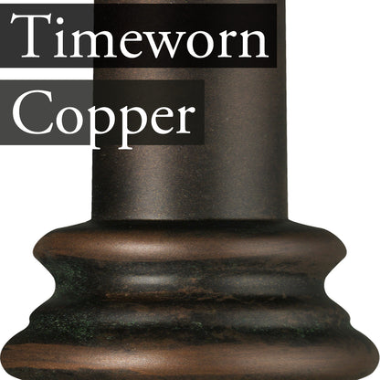 Timeworn Copper Iron Beds Finish HEIRESSY Furniture Wrought Iron Beds 20th c. Americana Iron Bed